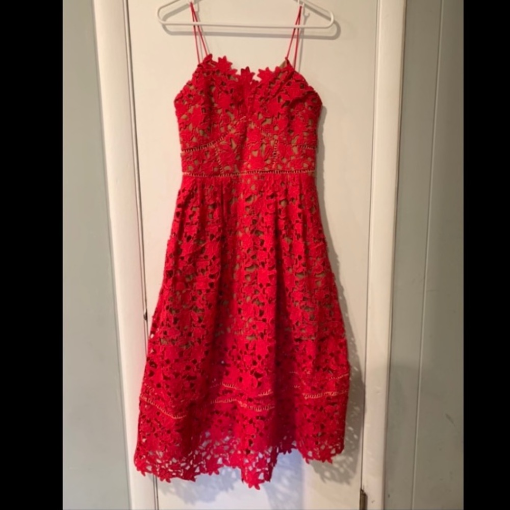 Magenta Spaghetti Strap Dress with POCKETS